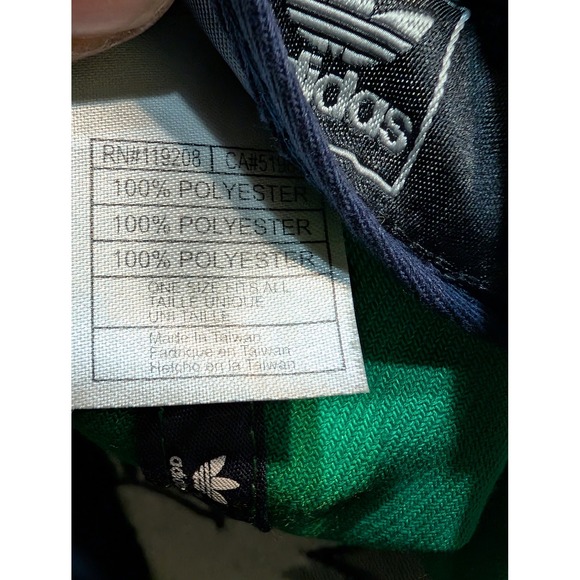 Notre Dame Fighting Irish Adidas‎ Snapback Hat Cap Adult Green Blue Adjustable - Picture 8 of 8